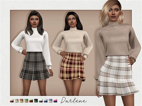 Darlene Outfit By Sifix From Tsr • Sims 4 Downloads