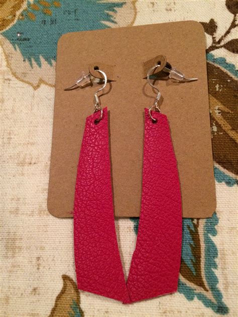 Leather Earring Leather Jewerly Leather Jewelry Diy Leather Earrings
