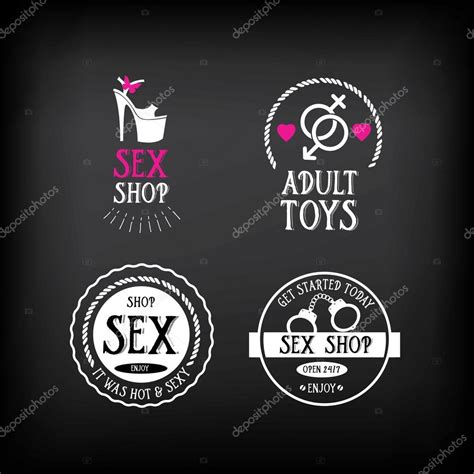Sex Shop Logo And Badge Stock Vector By ©marchi 80488958