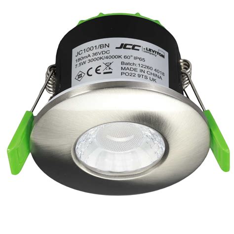 Jcc V50 75w Led Fire Rated Colour Selectable Dimmable Downlight