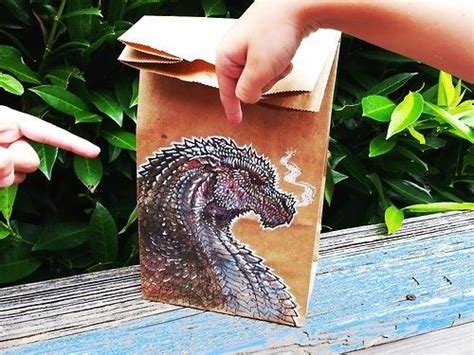 27 Incredible Examples Of Lunch Paper Bag Art | Paper bag art, Lunch
