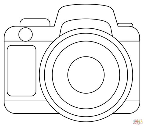 Camera Coloring Page Free Printable Coloring Pages