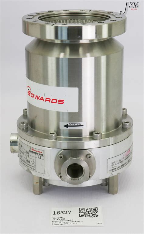 16327 Edwards Turbo Molecular Pump Stp 300 J316gallery
