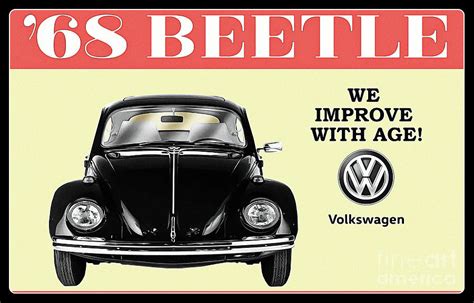 Vintage Volkswagen Beetle Vw Poster Art Posters Art