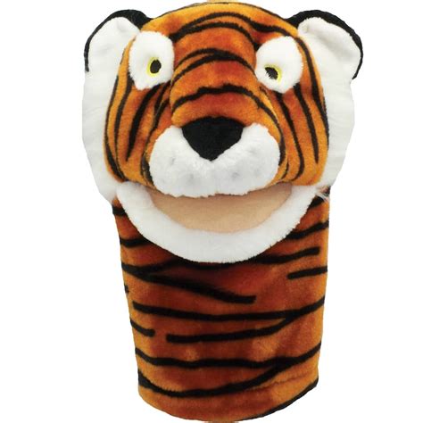 Plushpups Bigmouth Hand Puppet Tiger