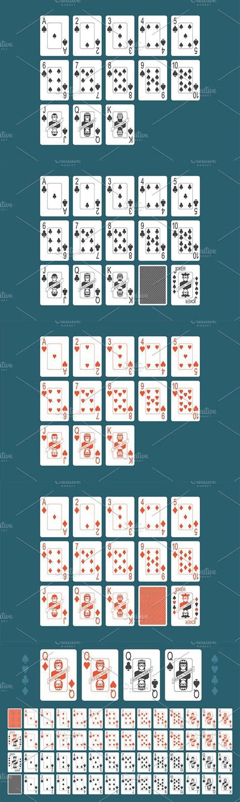 Check spelling or type a new query. Full Deck of Playing Cards | Playing card deck, Playing cards, Cards