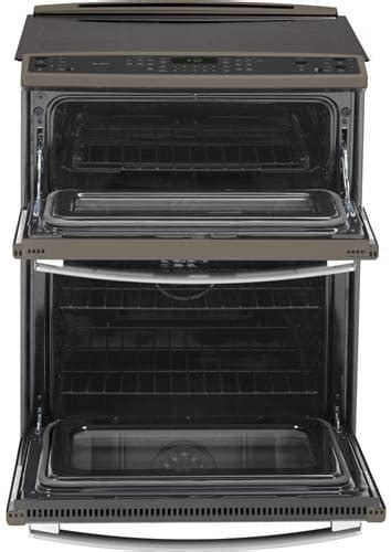 Ge Ps950efes 30 Inch Slide In Double Oven Electric Range With True