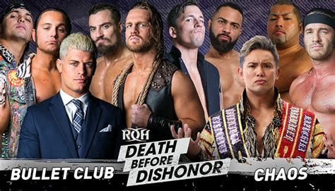 Updated Roh Death Before Dishonor Card 411mania