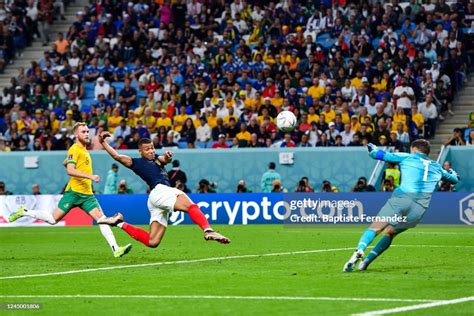 Kylian Mbappe Of France During The Fifa World Cup 2022 Group D Match
