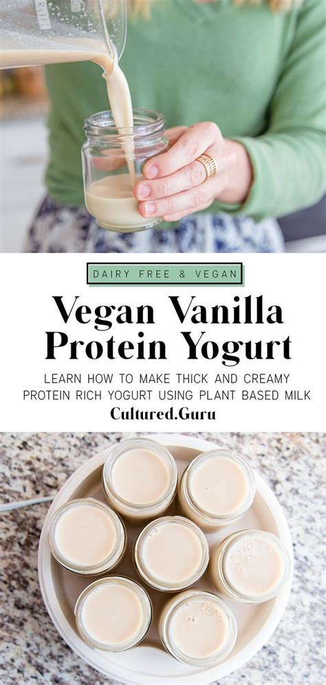 Plant Based Vanilla Protein Yogurt | Recipe | Yogurt ...
