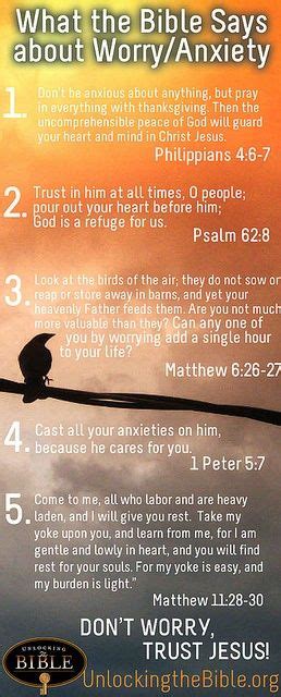 Bible Verses About Anxiety And Worrying Leave Your Worries And