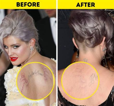Kelly osbourne is a songwriter, singer, fashion designer, actress, and tv presenter, who appeared on mtv's 'the osbournes' in march 2002 and e on november 6, 2013, kelly went for laser treatment to get this tattoo removed. Celebs Who Got Rid Of Their Tattoos (12 PICS) - Izismile.com