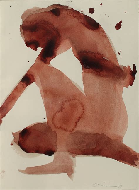 Santa Fe Nude Watercolor By Artist Nathan Oliveira At Westbrook