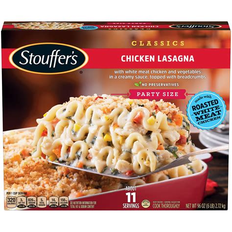 Stouffers Classics Party Size Chicken Lasagna 96 Oz Box