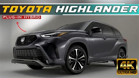 2023 Toyota Highlander Plug In Hybrid Youtube