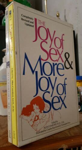 vintage box set the joy of sex and more joy of sex 2 books alex comfort 1972 1974 ebay