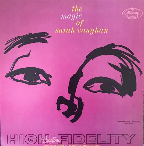 sarah vaughan the magic of sarah vaughan 1959 vinyl discogs