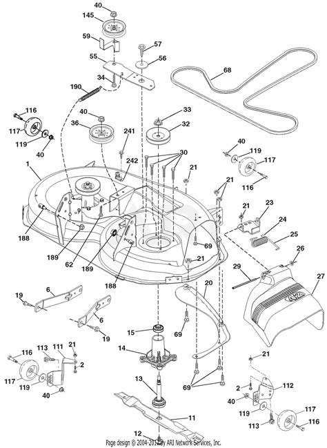 Ariens 936065 960460047 02 42 Automatic Tractor Parts Diagram For