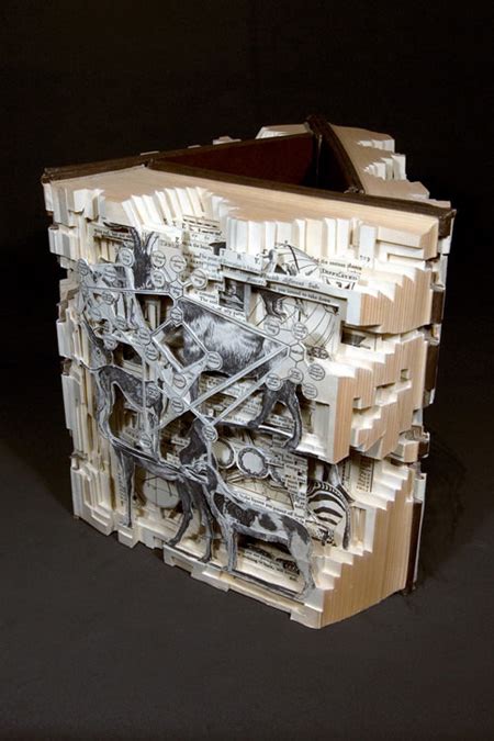 Altered Books By Brian Dettmer Designer Daily Graphic And Web Design