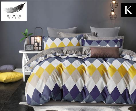 Gioia Casa Willie Reversible King Bed Quilt Cover Set Multi Nz