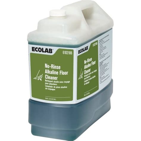 Ecolab No Rinse Alkaline Floor Cleaner 25 Gallon Hd Supply