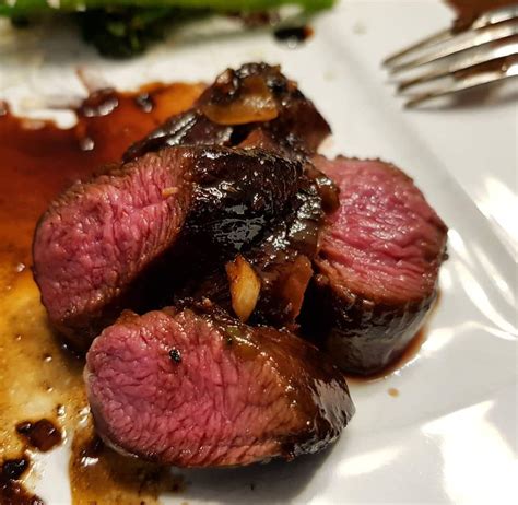 Mouflon Tenderloin With A Whisky Maple Syrup Glaze I Usually Just Cook
