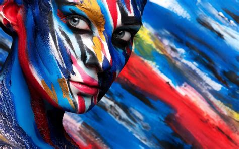 Face Paint Wallpapers Top Free Face Paint Backgrounds Wallpaperaccess