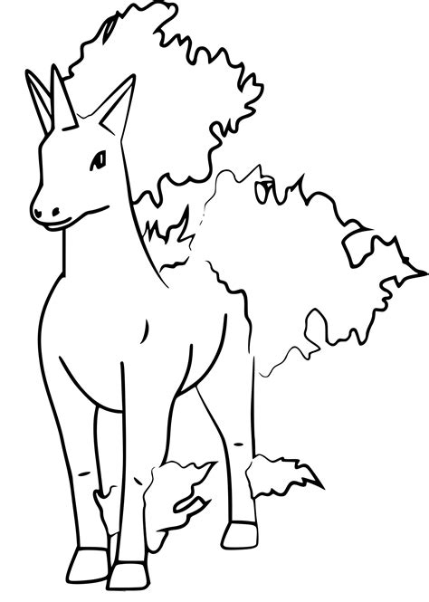 Galoppa nelle notti buie assorbendo l'energia vitale delle creature addormentate. Coloriage Galopa Pokemon Go à imprimer sur COLORIAGES .info