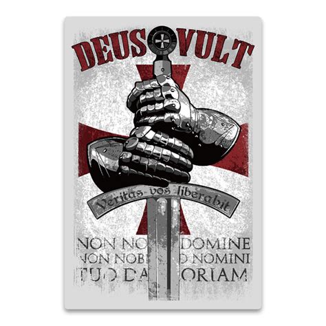 Deus Vult Decal Warrior 12