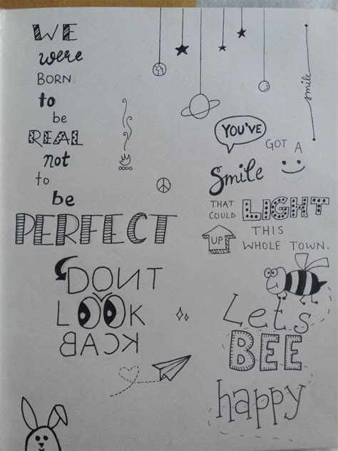 Doodling Is My Perfect Solution For Boredom Lettering Sketch Book