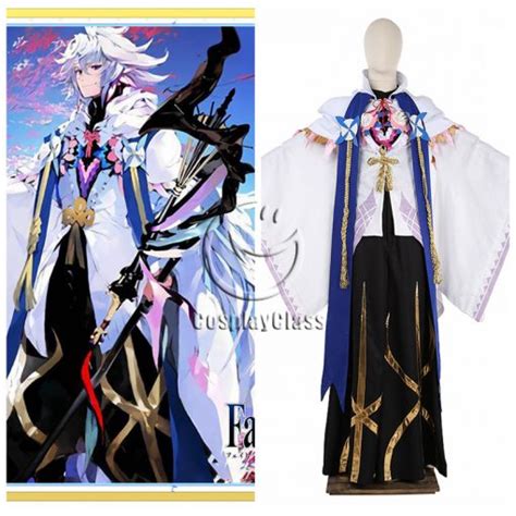Fate Grand Order Fgo Caster Merlin Cosplay Costume Cosplayclass