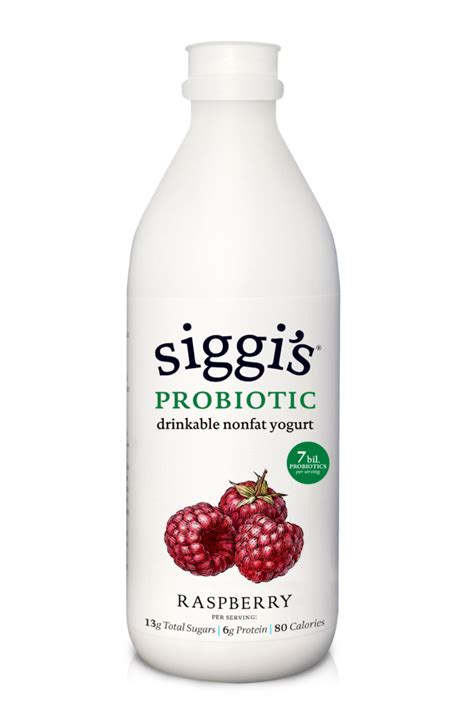 Siggis Icelandic Yogurt Raspberry Drinkable Nonfat Yogurt