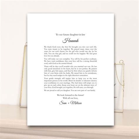 personalized letter to your future daughter in law kimenink