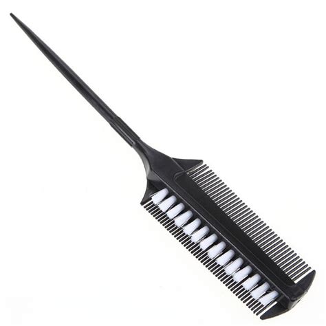 Double Head Comb Black Barber Scissor Hair Cut Style Razor Magic Blade