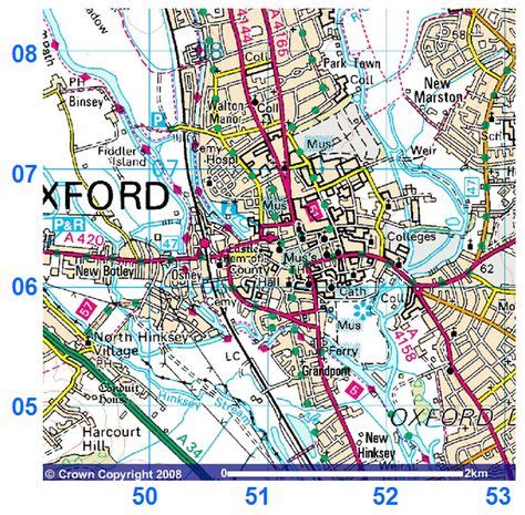 35 Maps Of Oxford Ideas Oxford Map City
