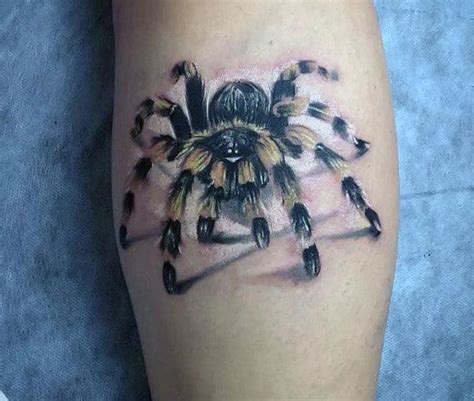 3d stone blue tarantula tattoo for men. 70 Tarantula Tattoo Designs For Men - Spider Ink Ideas