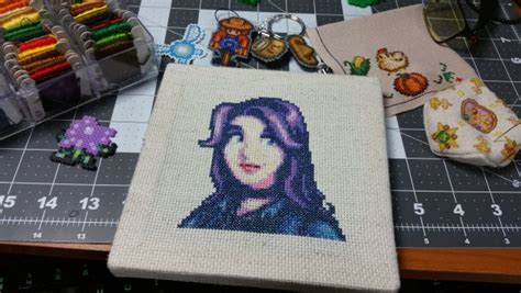 A perfect beginner counted cross stitch pattern. Stardew Valley Cross Stitch | Sprite Stitch