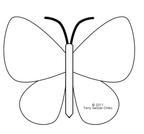 Bear's paw, template 1 of 1: Butterfly | Free applique patterns, Butterfly quilt pattern, Applique quilt patterns