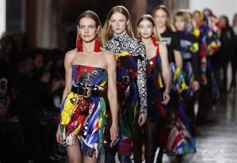 Versace Rocks Milans Fashion Week With Loud College Style Arab News