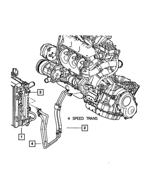 Lines Transmission Oil Cooler For Chrysler Town Country Chapman Cjdr Parts