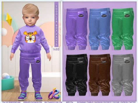 Robertaplobos Toddler Boy Pants Rpl148b Sims Baby Kids Outfits