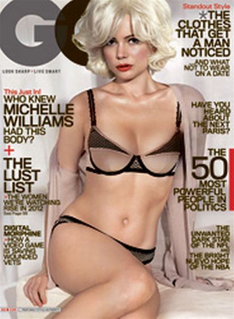 Michelle Williams Goes Nude In Underwear Shoot For Gq Mirror Online