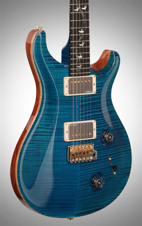 prs paul reed smith 30th anniversary custom 22 vine electric guitar aquamarine guitar guitar