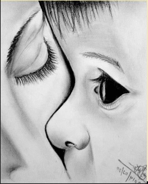 Mother Child Sketch At Explore Collection Of