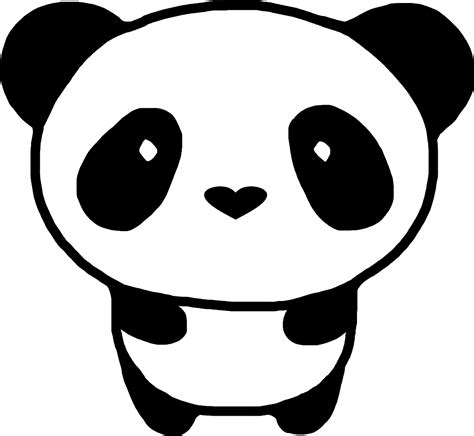 The whole picture is colored in tones pink, purple, lilac and blue. Download Panda Svg Kawaii - Easy Cute Panda Drawing PNG ...