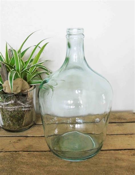Clear Recycled Glass Bottle Vase Eclectic Vases North West By The Den And Now