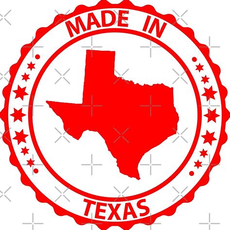 Made In Texas Rubber Stamp By Danler Redbubble