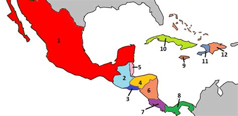South And Central America Map Quiz Map