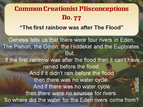 Creationist Misconceptions No 77 Eden Rivers Answers In Reason