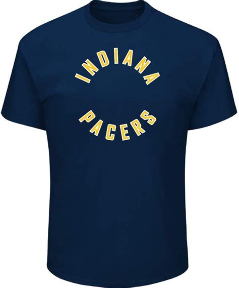 Majestic Mens Indiana Pacers City Wordmark Tee Mens Tops Tees Men